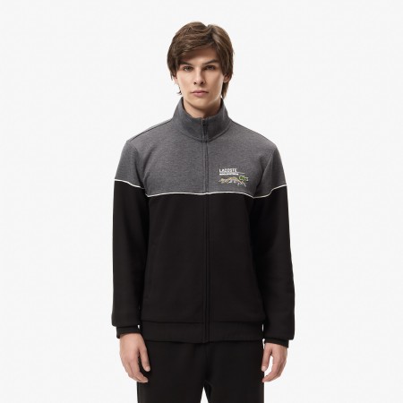 толстовка мужской хлопковый свитшот lacoste приталенного кроя - одежда, обувь и аксессуары французская по распродаже