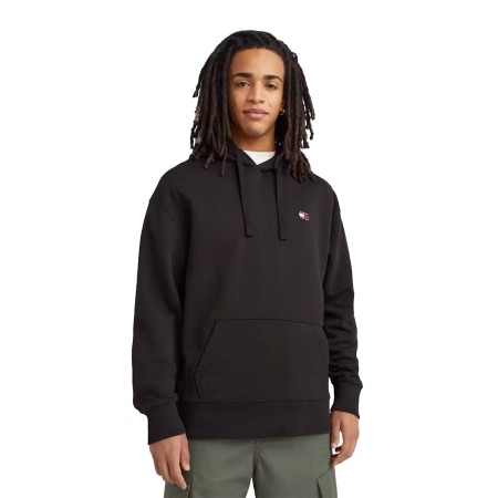 толстовка relaxed fit badge hoodie фотография