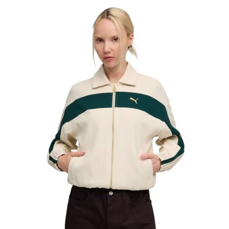 толстовка relaxed track jacket - женские толстовки puma 