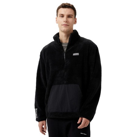 толстовка sherpa half zip hoodie фотография