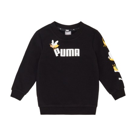 толстовка small world crew tr puma black фотография