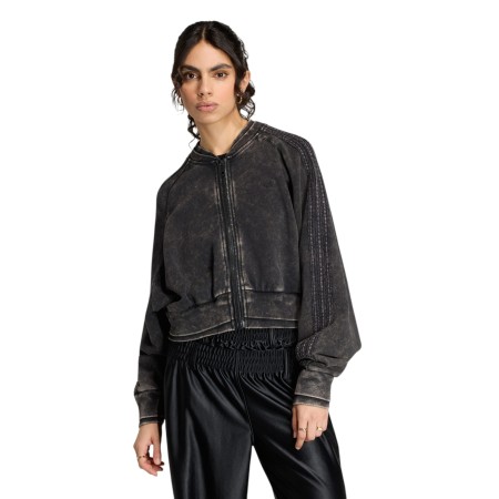 толстовка sst double layered cropped track top - женские толстовки и олимпийки недорогие 
