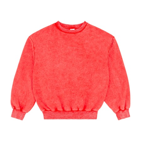 толстовка wash print detail sweatshirt фотография