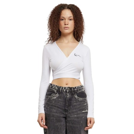 топ chest signature essential short laced ls фотография