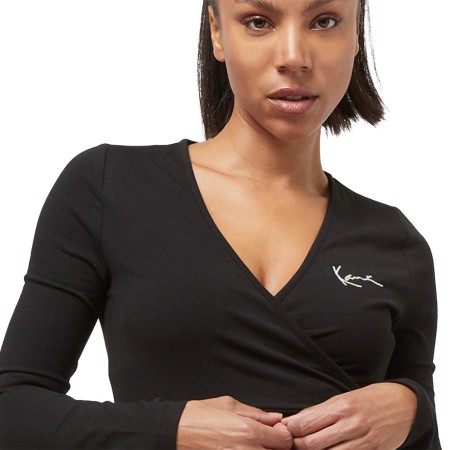 топ chest signature essential short laced ls фотография