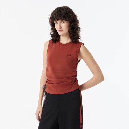 топ женский топ lacoste из эластичного хлопка фотография