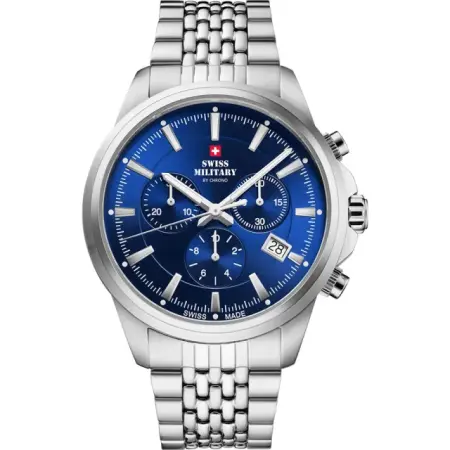 швейцарские наручные мужские часы . коллекция classic chronograph - мужские наручные кварцевые часы-хронографы на застежке 