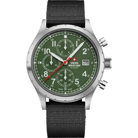 швейцарские наручные мужские часы . коллекция field chronograph - мужские наручные кварцевые часы с ремешком 