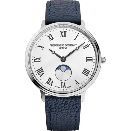 швейцарские наручные мужские часы . коллекция slim line moonphase фотография