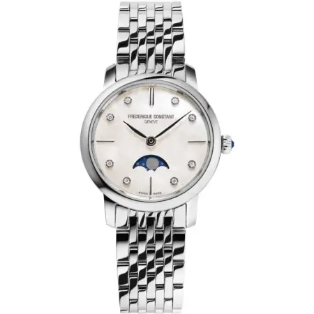 швейцарские наручные женские часы . коллекция slim line moonphase фотография