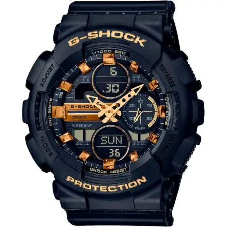 японские наручные мужские часы . коллекция g-shock - мужские механические наручные часы-хронографы с ремешком 