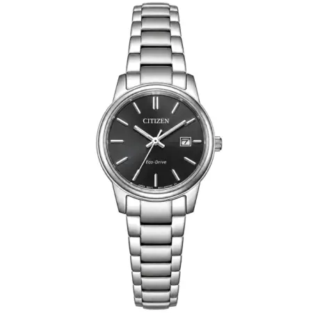 японские наручные женские часы . коллекция eco-drive - женские наручные кварцевые часы на застежке 