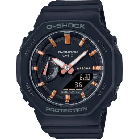японские наручные женские часы . коллекция g-shock - женские наручные кварцевые часы с ремешком 